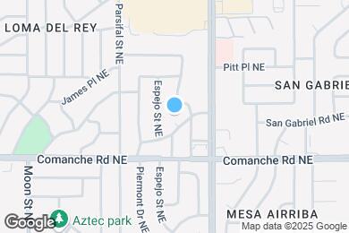 Map image of the property - 9609 San Gabriel Rd NE