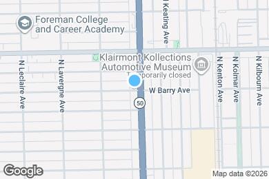 Map image of the property - 4808 W Barry Ave