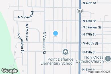 Map image of the property - 4617 N Bristol St