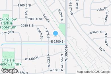 Map image of the property - 856 E 2150 S