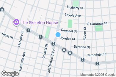 Map image of the property - 1629 Jefferson Ave