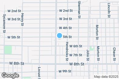 Map image of the property - 925 W 5th St