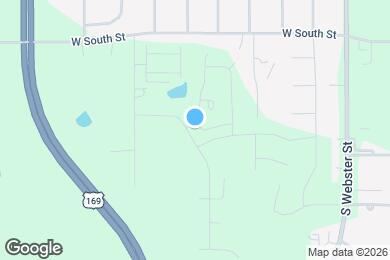 Map image of the property - Oak Woods Townhomes