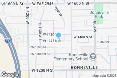 Map image of the property - 1028 W 1375 N