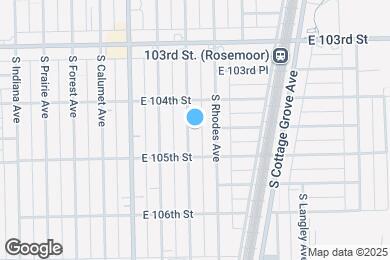 Map image of the property - 10431 S Eberhart Ave