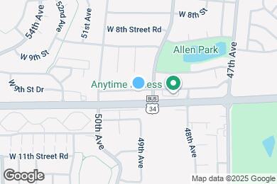 Map image of the property - 4922 W 9th St