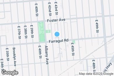 Map image of the property - 734 E 43rd St