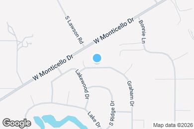 Map image of the property - 1385 Graham Dr