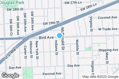 Map image of the property - 3204 Bird Ave