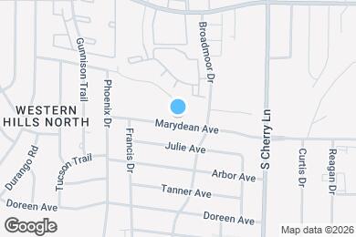 Map image of the property - 8126 Marydean Ave