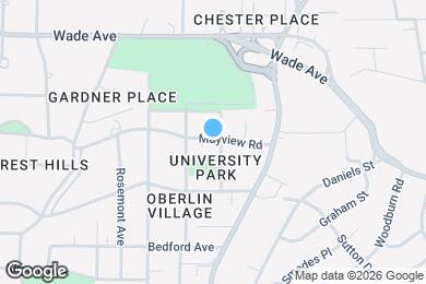 Map image of the property - 1011 Parker St