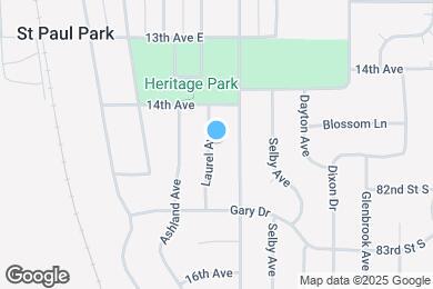 Map image of the property - 1442 Laurel Ave