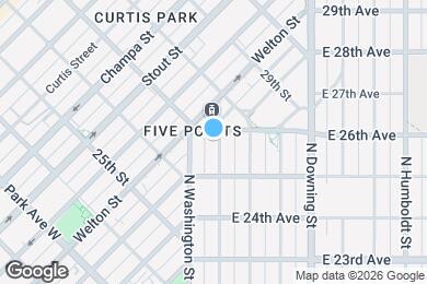 Map image of the property - 2555 N Clarkson St