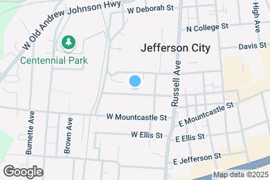 Map image of the property - 814 W King St