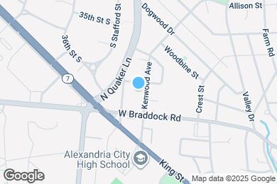 Map image of the property - 1813 Kenwood Ave