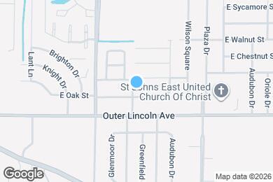 Map image of the property - 6600 E Oak St