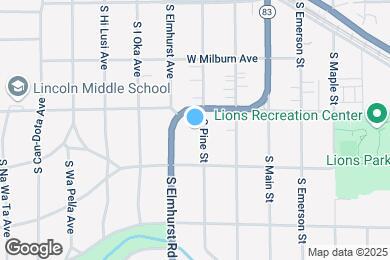 Map image of the property - 404 S Pine St