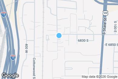 Map image of the property - 6825 S Jefferson St