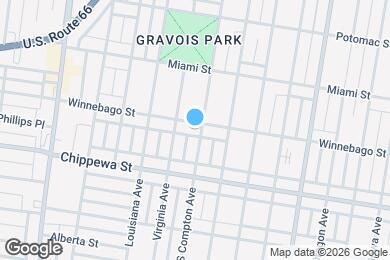 Map image of the property - 3204 Winnebago St