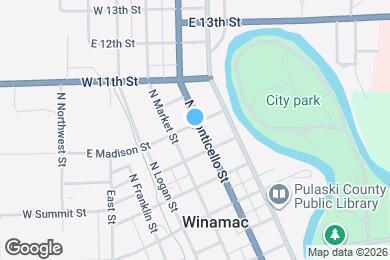 Map image of the property - 321 N Monticello St