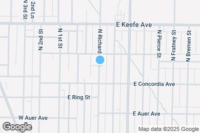 Map image of the property - 3352 N Richards St