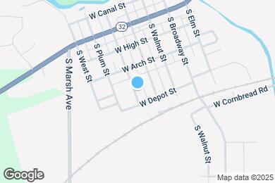 Map image of the property - 2500 S Vine St