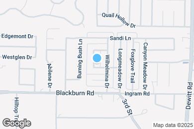 Map image of the property - 7006 Cottonwood Cir