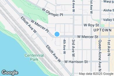 Map image of the property - 415 W Mercer St