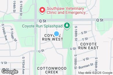 Map image of the property - 5417 S 190th St