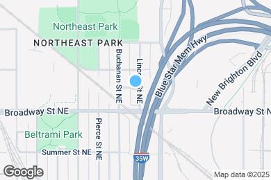 Map image of the property - 1134 Lincoln St NE
