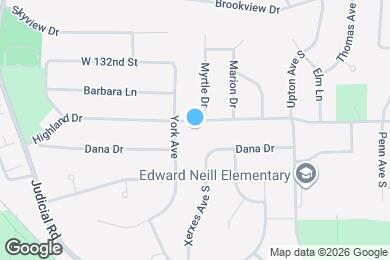 Map image of the property - 2901 Highland Dr