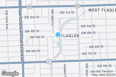 Map image of the property - 444 Ponce de Leon Blvd