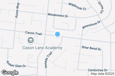 Map image of the property - 1519 Cason Trail