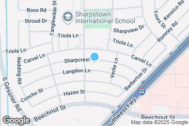 Map image of the property - 8207 Sharpcrest St