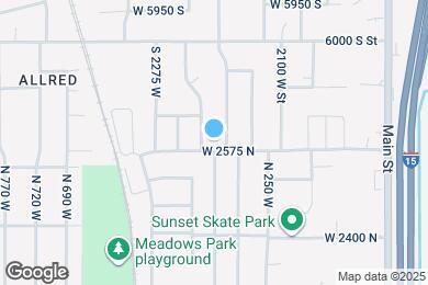Map image of the property - 350 W 2575 N