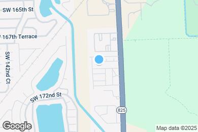 Map image of the property - 13781 SW 170th Ter