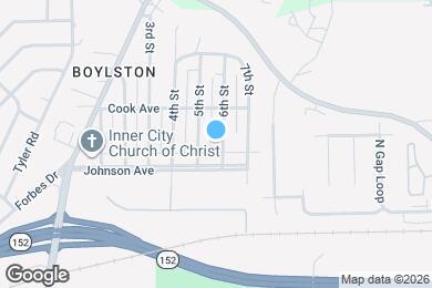 Map image of the property - 603 6th St