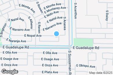 Map image of the property - 7517 E Nopal Ave