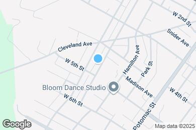 Map image of the property - 340 Ridge Ave