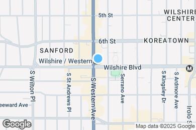 Map image of the property - 3785 Wilshire Blvd