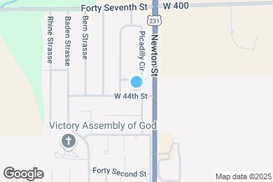 Map image of the property - 260 W 44th St