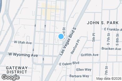 Map image of the property - 1418 S 3rd St