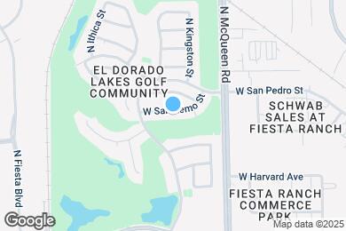 Map image of the property - 1699 W San Remo St
