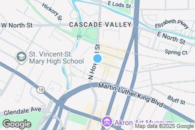 Map image of the property - 117 N Howard St