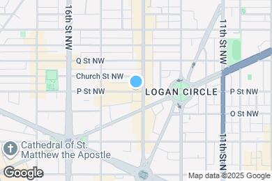 Map image of the property - 1413 P St NW