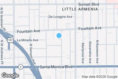 Map image of the property - 1223 N Kingsley Dr