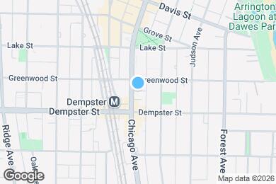 Map image of the property - 1327 Chicago Ave