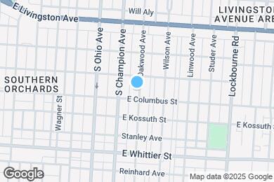 Map image of the property - 927 Oakwood Ave