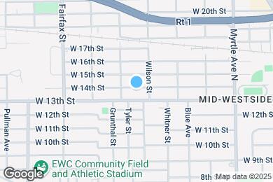Map image of the property - 1564 W 14th St