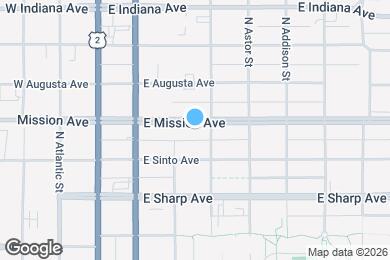 Map image of the property - 220 E Mission Ave